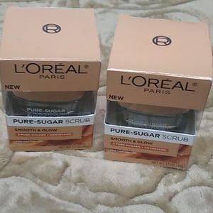 Loréal face or lips scrub